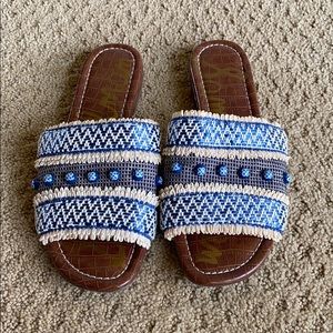 NEW Sam Edelman Slides sz 8.5 Blue